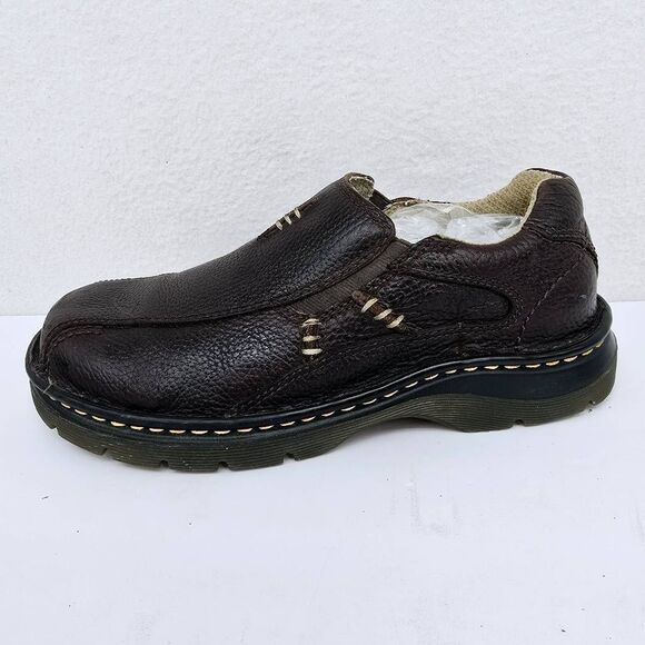 Dr. Martens Mawgan Men's Slip On Loafers Brown 8 - Picture 4 of 9